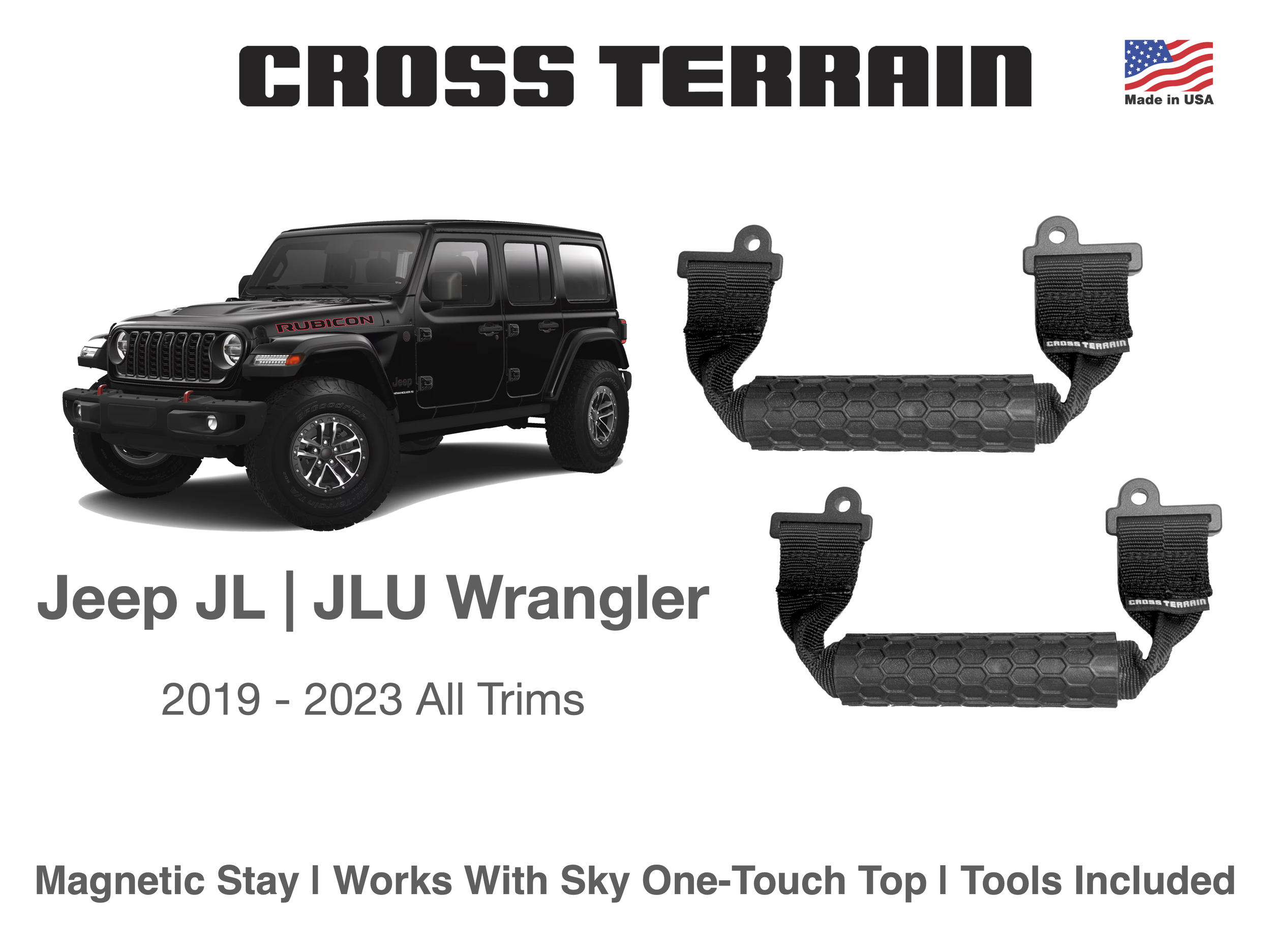 Wrangler JL Cross Terrain Magnetic Handle 2 Pack '24-'26 — NXTGEN
